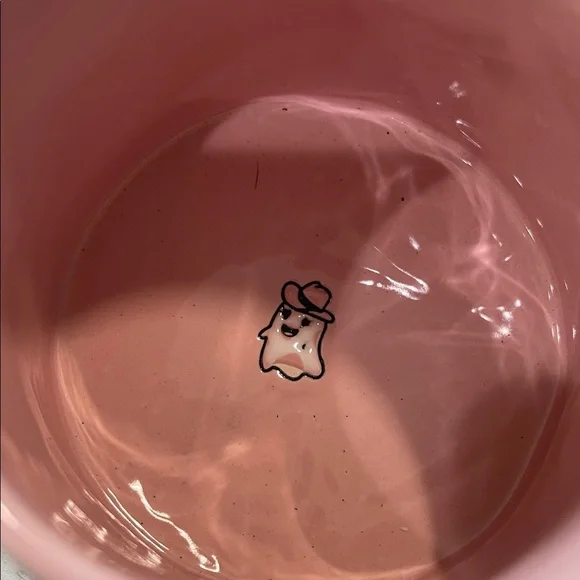 Spooky Pink Ghost Mug with Candy Treats - Picture 4 of 10
